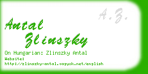 antal zlinszky business card